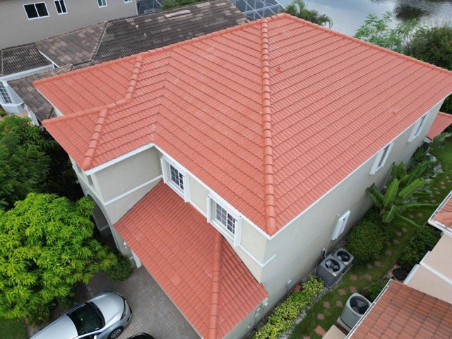 Roof replacement project by Prestige Roofing in Cape Coral, FL