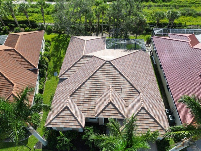 Tile roof installation completed by Prestige Roofing