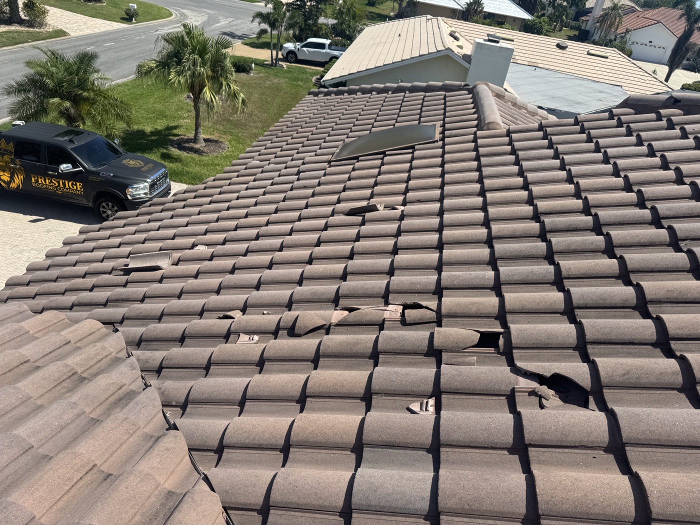 Roof restoration completed after hurricane damage in Southwest Florida