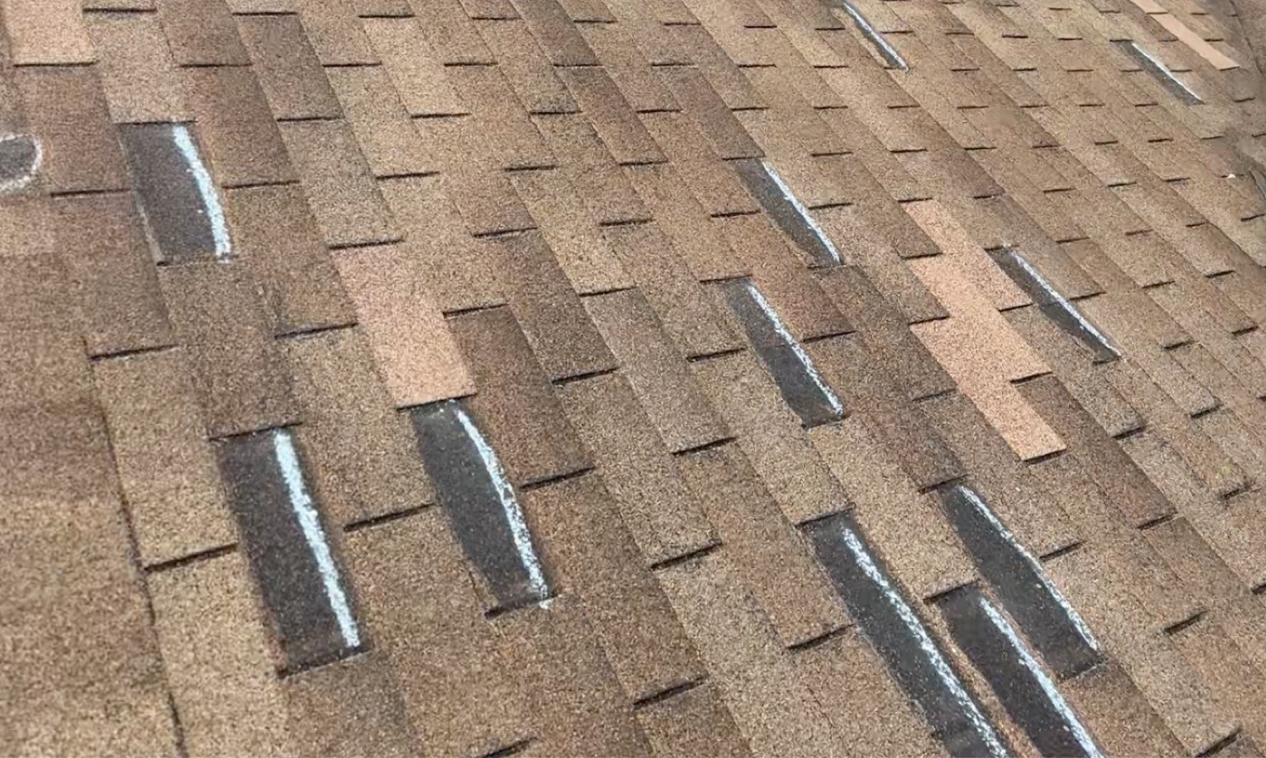 Completed storm damage roof restoration in Southwest Florida