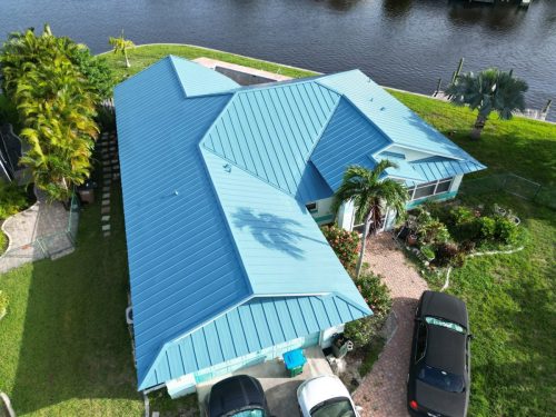 Metal roof